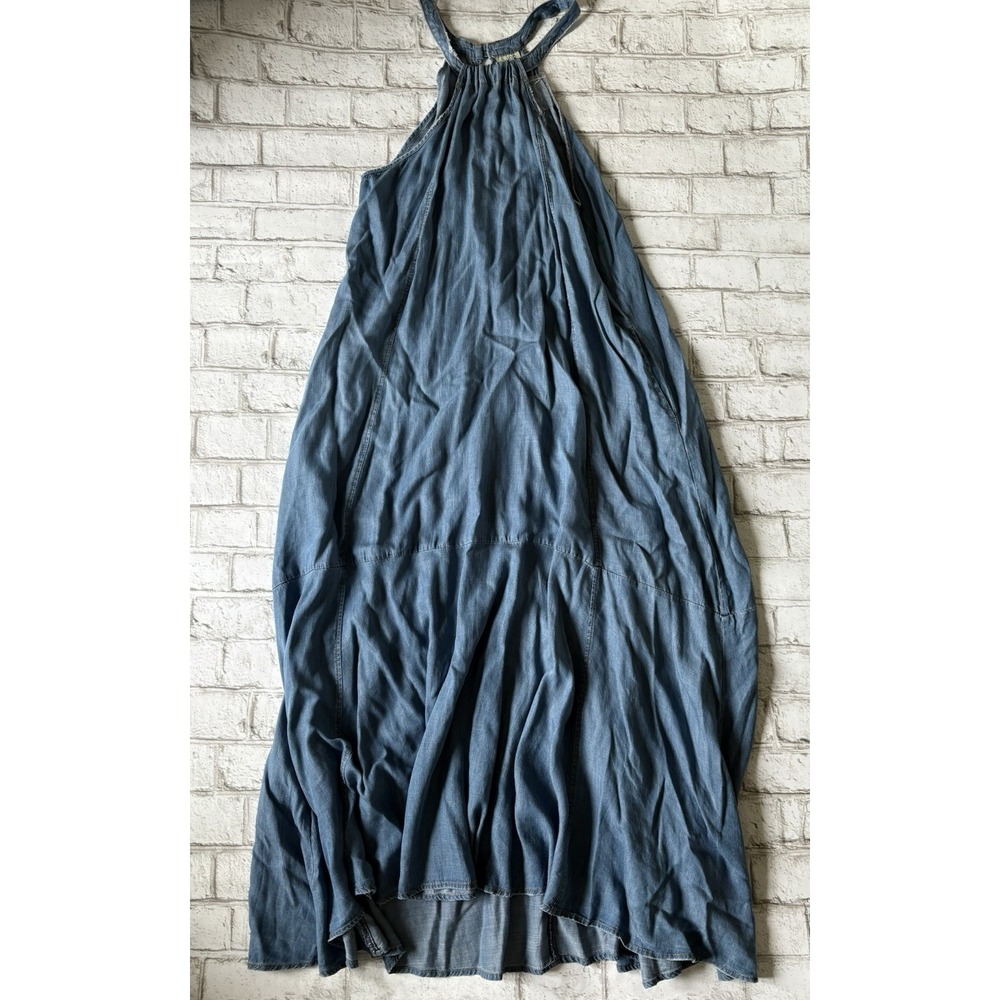 NWT! Jaded Gypsy denim sleeveless Dress Women's SIZE  S/M Boho pockets oversized